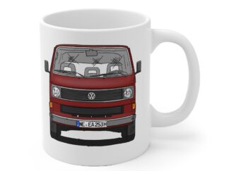Tasse (2 Größen) - VW T3, Bulli, VW Bus, Rot, NE EA 253H