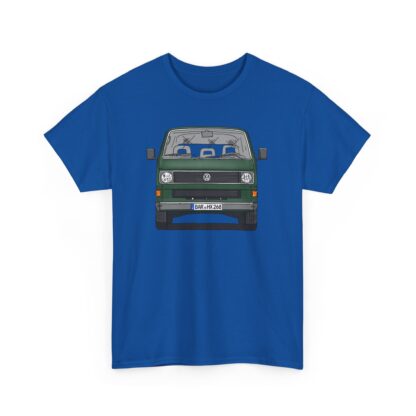T-Shirt, VW T3, Bulli, VW Bus, Strichzeichnung, Dunkelgrün, BAR HX 268 – Bild 7