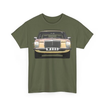 T-Shirt, Mercedes Strich 8, Beige - beidseitig bedruckt, W114 W115 - personalisierbar – Bild 7