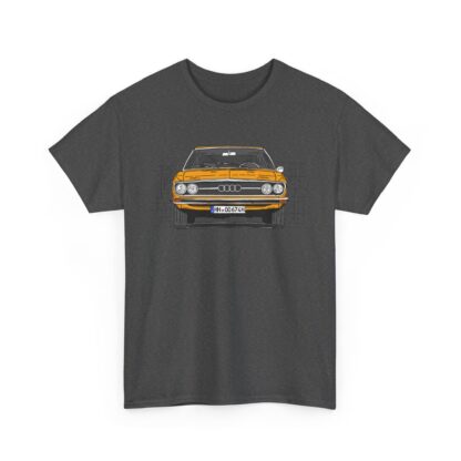 T-Shirt, Audi 100 C1, Strichzeichnung, Orange, HH OO 674H – Bild 7