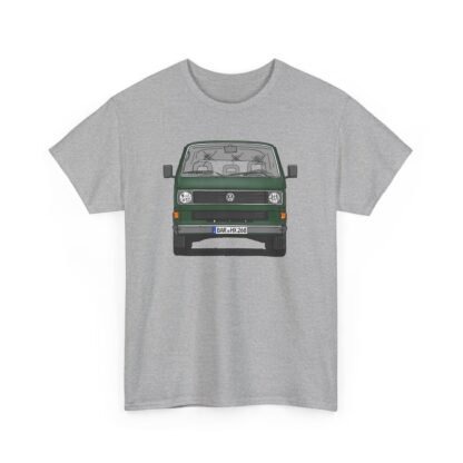 T-Shirt, VW T3, Bulli, VW Bus, Strichzeichnung, Dunkelgrün, BAR HX 268 – Bild 8