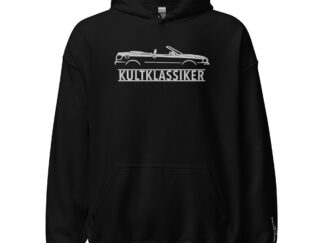 Streng limitiertes Hoodie, nur 50 Exemplare, Audi Cabrio, Vorderseite und Ärmel edel bestickt