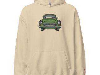 Streng limitiertes Hoodie, nur 50 Exemplare, Wartburg, Vorderseite und Ärmel edel bestickt