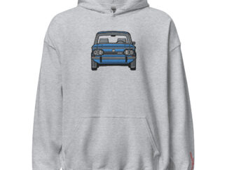 Streng limitiertes Hoodie, nur 50 Exemplare, NSU TT, Prinz, Blau, Vorderseite und Ärmel edel bestickt