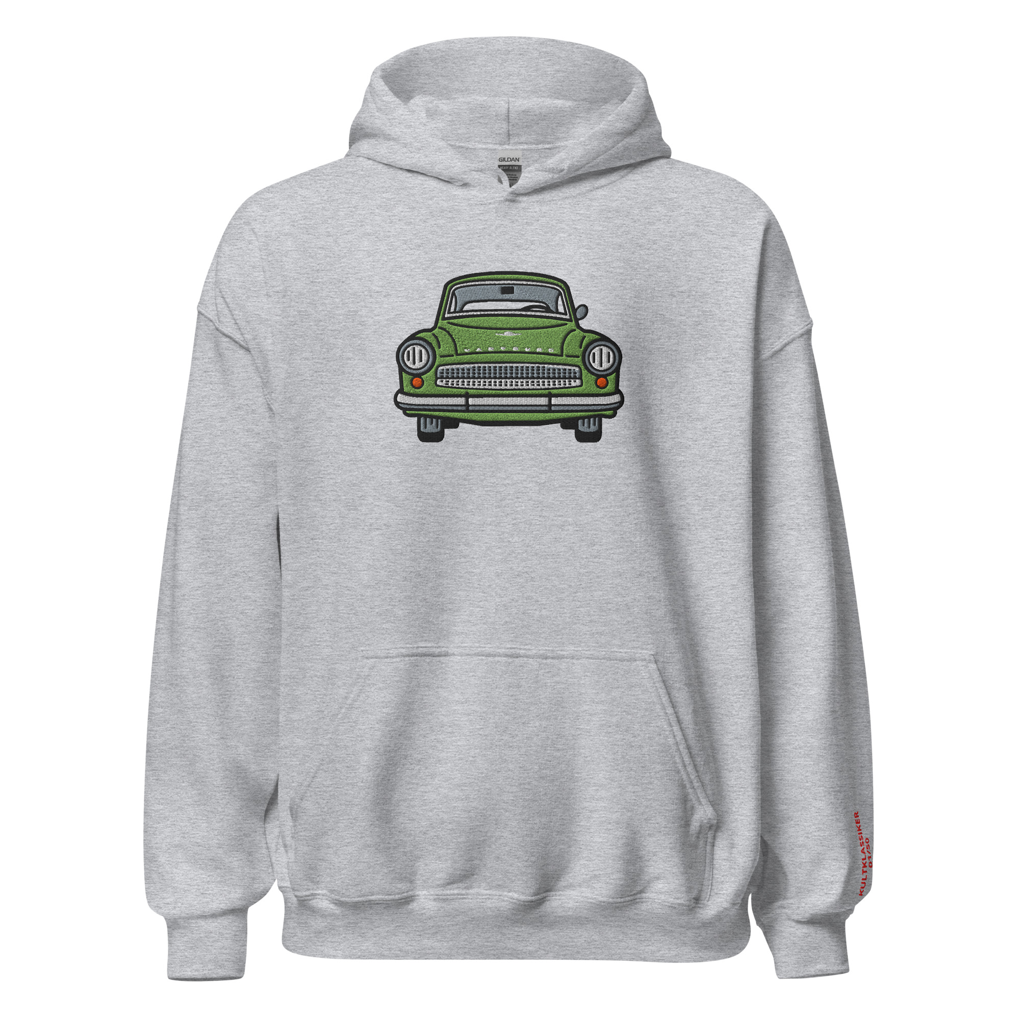 Streng limitiertes Hoodie, nur 50 Exemplare, Wartburg, Vorderseite und Ärmel edel bestickt – Bild 11