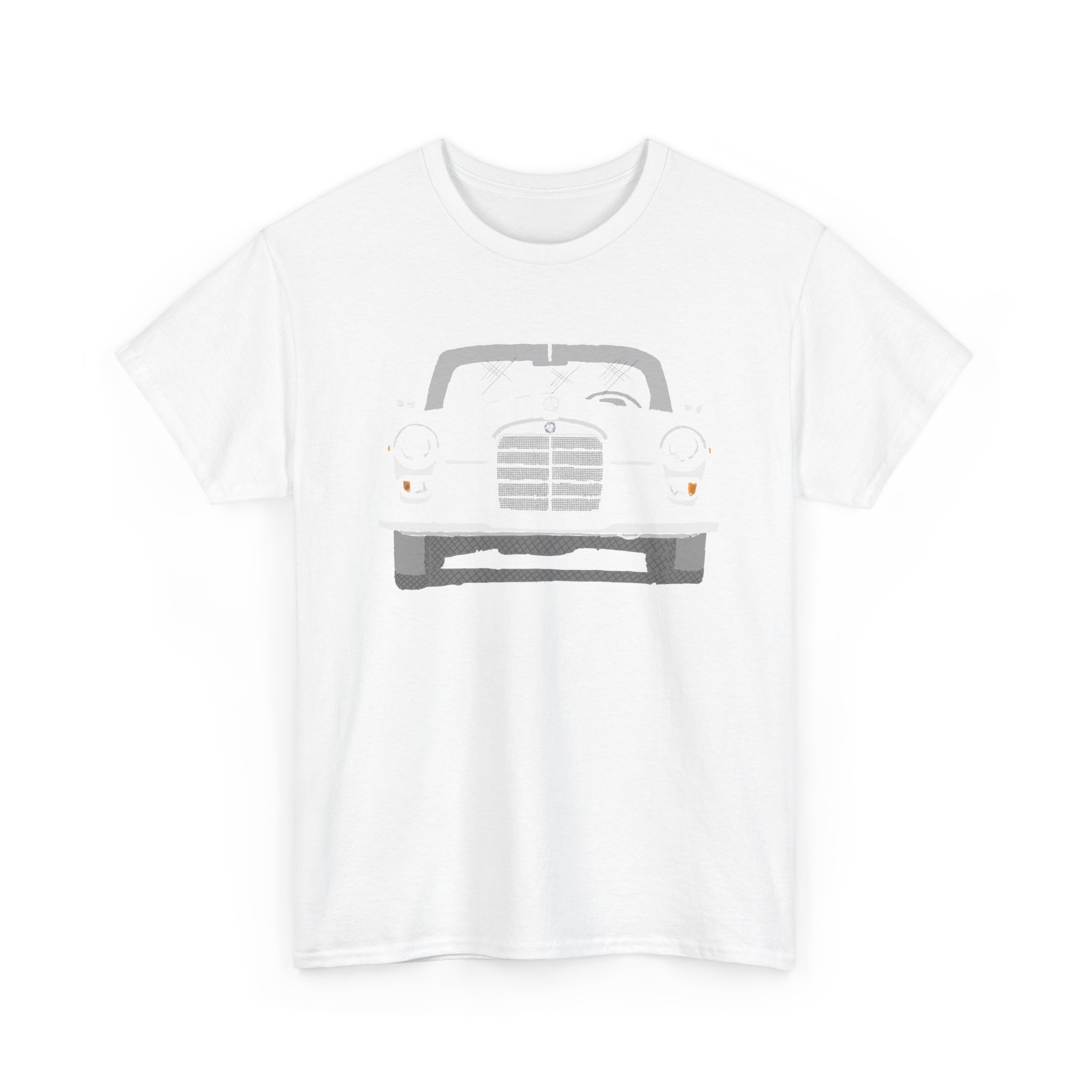 T-Shirt, Mercedes W110, Heckflosse, Strichfrei – Bild 2