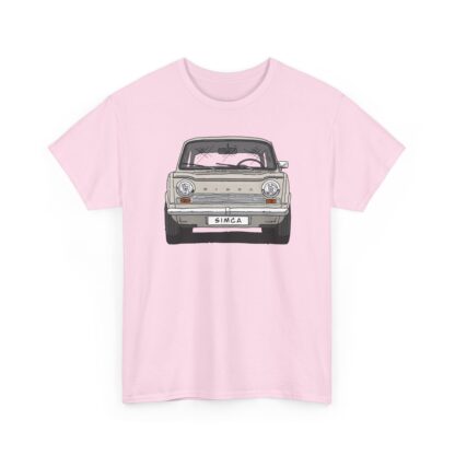 T-Shirt, Simca 1000, Strichzeichnung, Beige, personalisierbar mit Kennzeichen – Bild 10