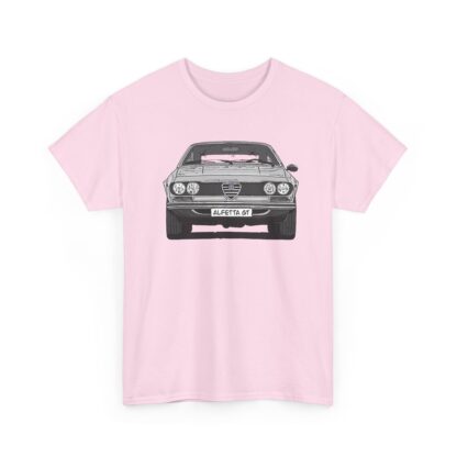 T-Shirt, Alfetta GT, Strichzeichnung, Silbergrau, mit Kennzeichen personalisierbar – Bild 11