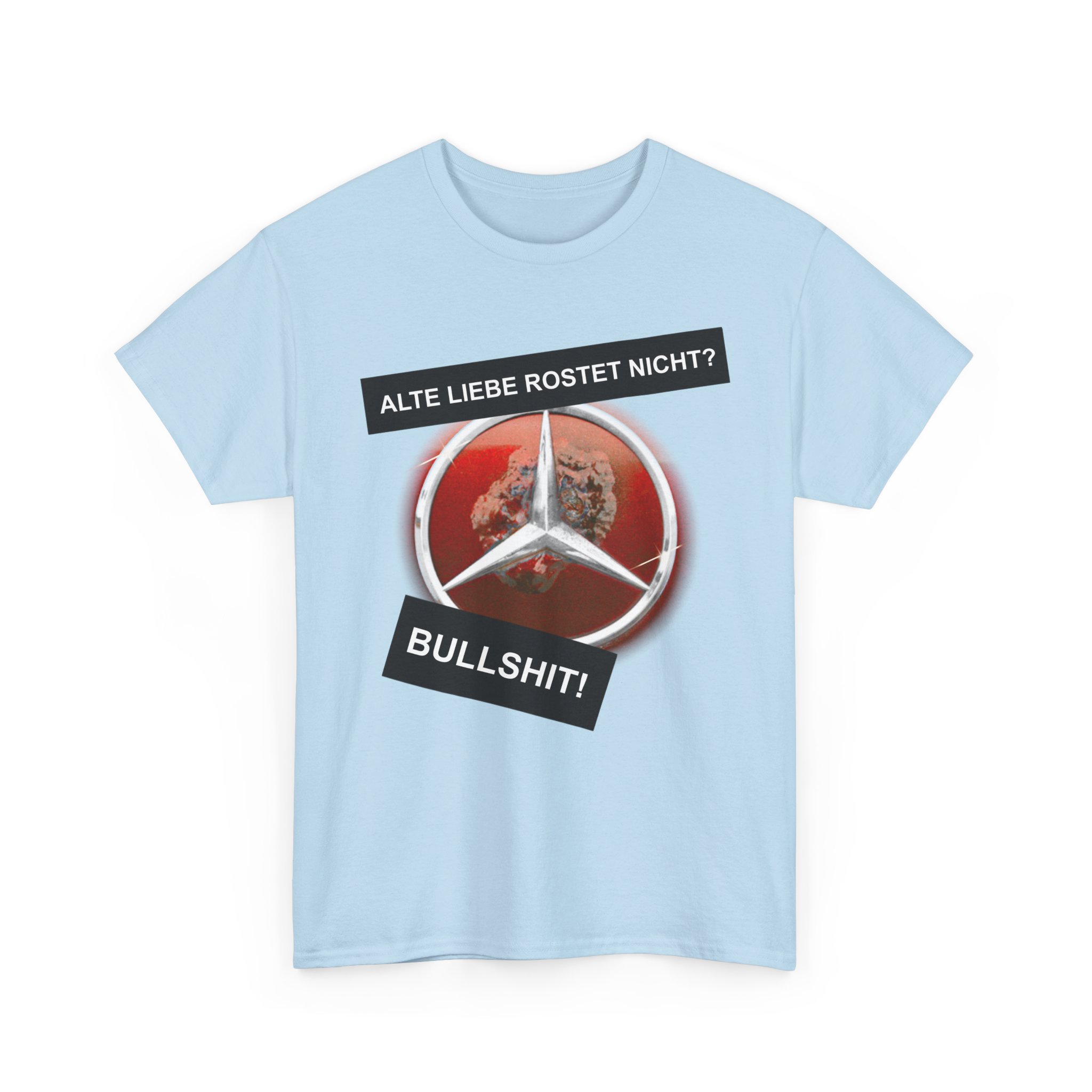 T-Shirt, Alte Liebe rostet nicht? - Bullshit! Mercedes, Rot – Bild 8