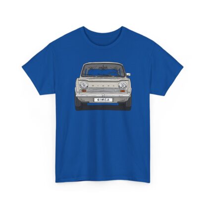 T-Shirt, Simca 1000, Strichzeichnung, Beige, personalisierbar mit Kennzeichen – Bild 8