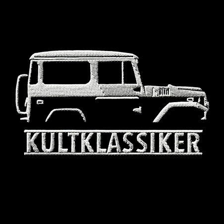 Streng limitiertes Hoodie, nur 50 Exemplare, Toyota Land Cruiser, Vorderseite und Ärmel edel bestickt – Bild 3