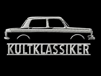 T-Shirt, Stickerei mittig groß, Simca 1000, Text KULTKLASSIKER, Weiße Schrift
