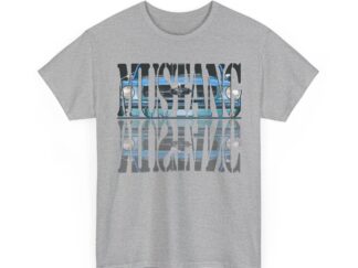 T-Shirt, Mustang Convertible gespiegelt