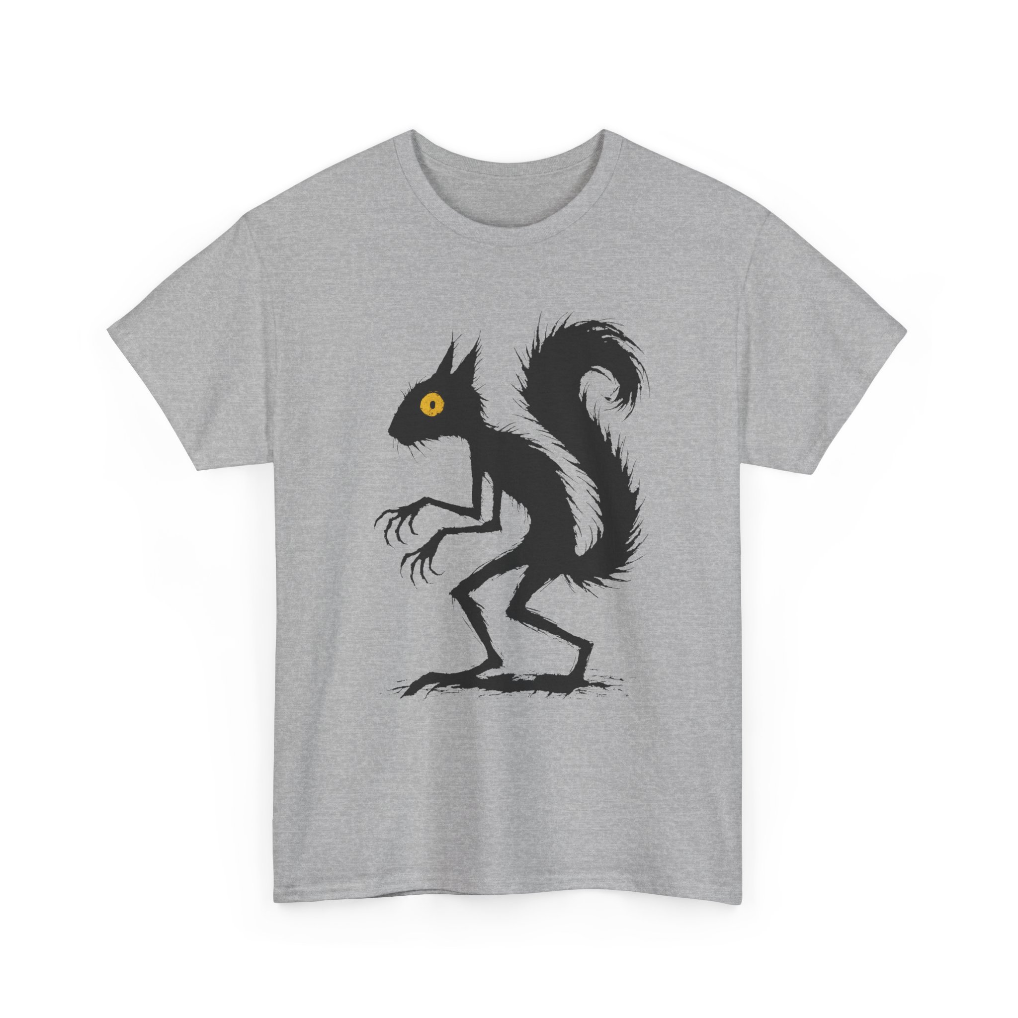 T-Shirt, „Eichi“, Eichhörnchen, Kritzel-Kratzel-Kuschel-Tier, großer feiner Druck – Bild 2