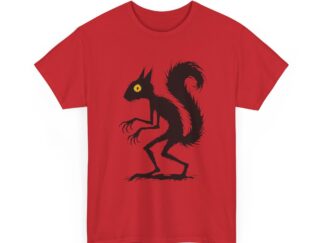 T-Shirt, Eichhörnchen, großer feiner Druck