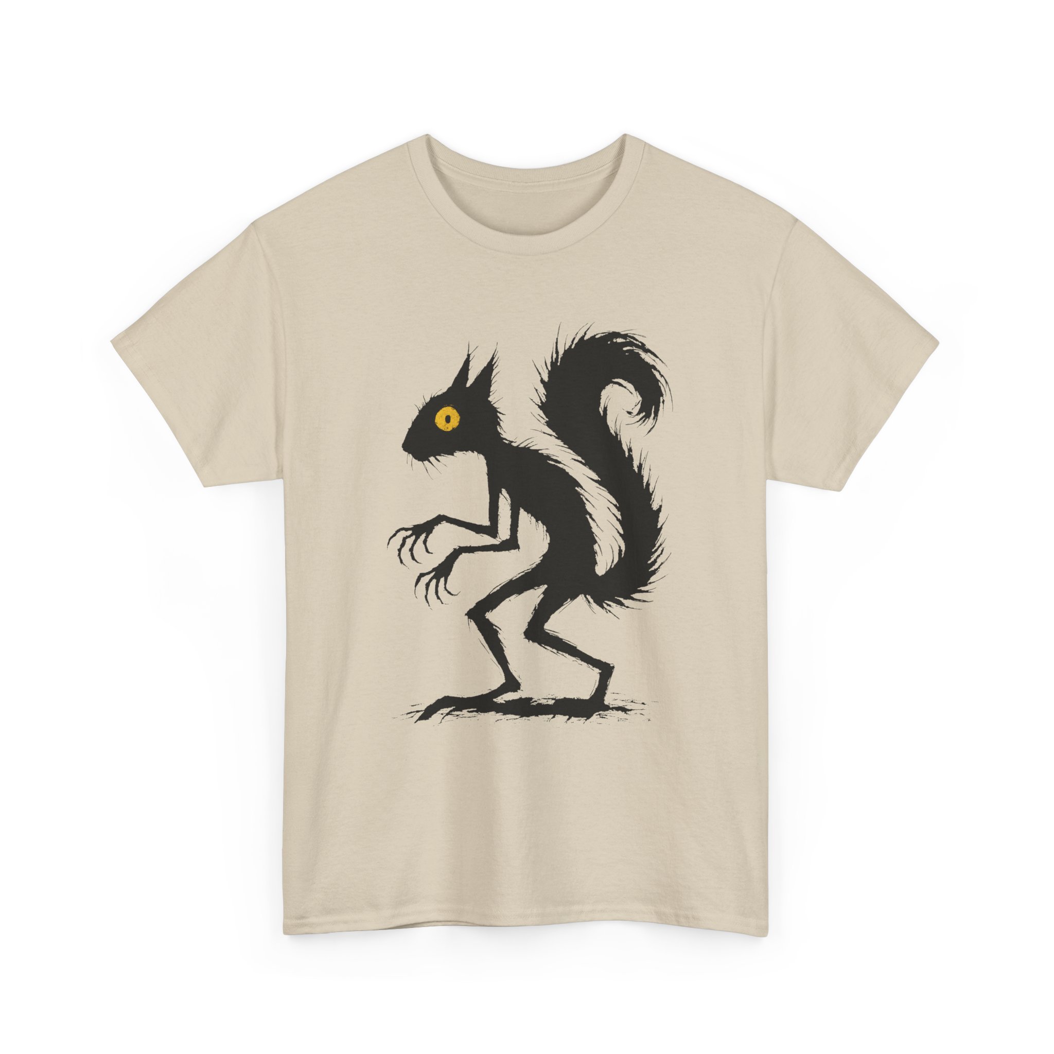 T-Shirt, „Eichi“, Eichhörnchen, Kritzel-Kratzel-Kuschel-Tier, großer feiner Druck – Bild 4