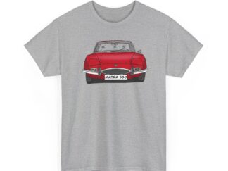 T-Shirt, Matra 530, Strichzeichnung, Rot, eigenes Kennzeichen möglich