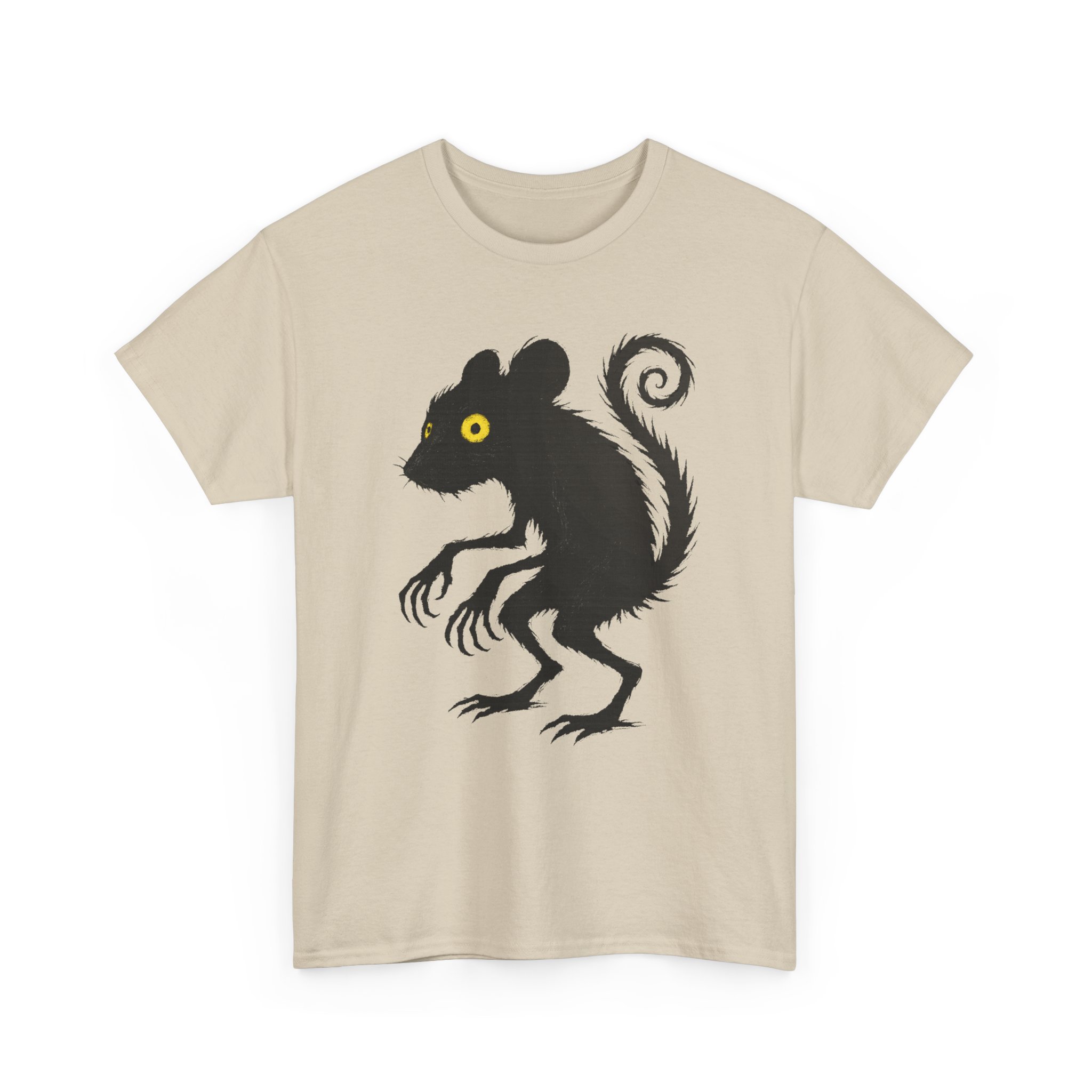 T-Shirt, „Mausi“, Kritzel-Kratzel-Kuschel-Tier, großer feiner Druck – Bild 4