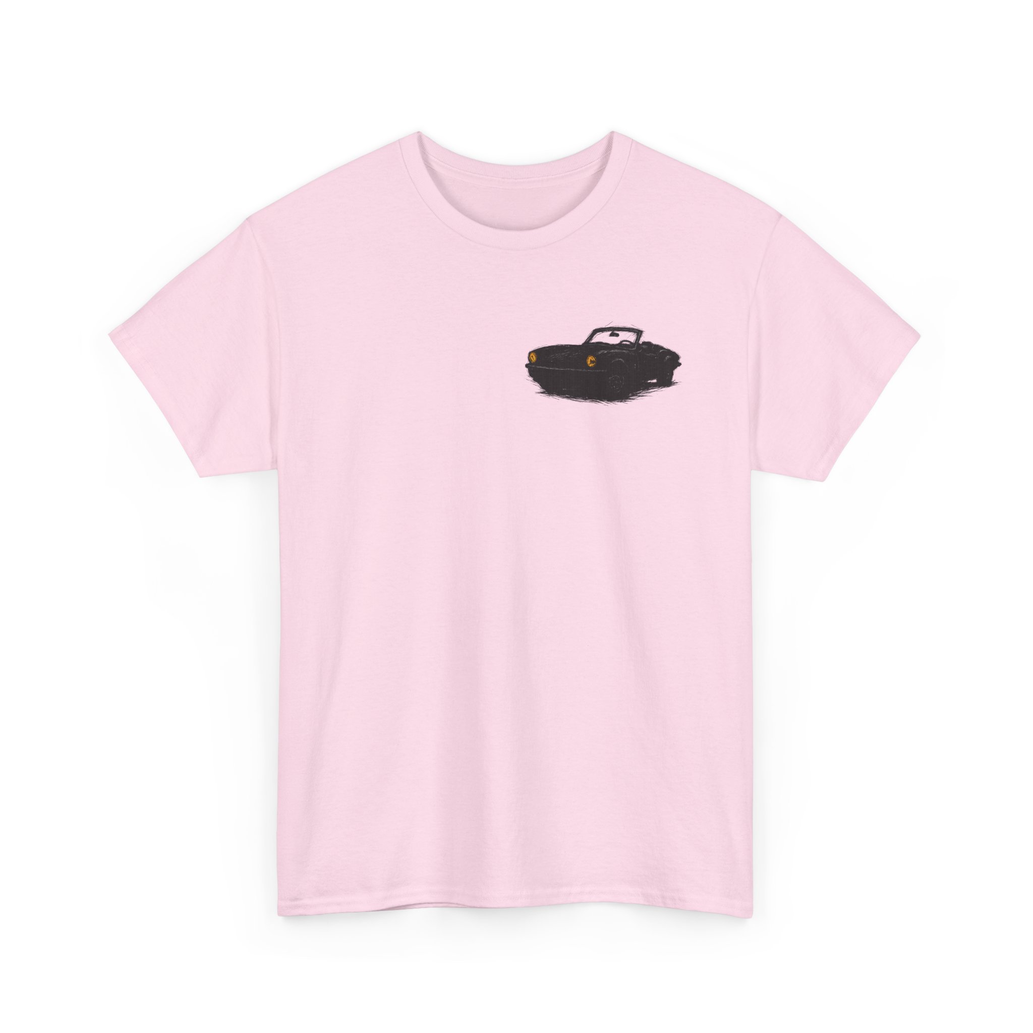 T-Shirt, Triumph Spitfire, Kritzel-Kratzel-Auto, kleiner feiner Druck – Bild 10