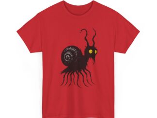 T-Shirt, „Schnecksche“, Kritzel-Kratzel-Kuschel-Tier, großer feiner Druck