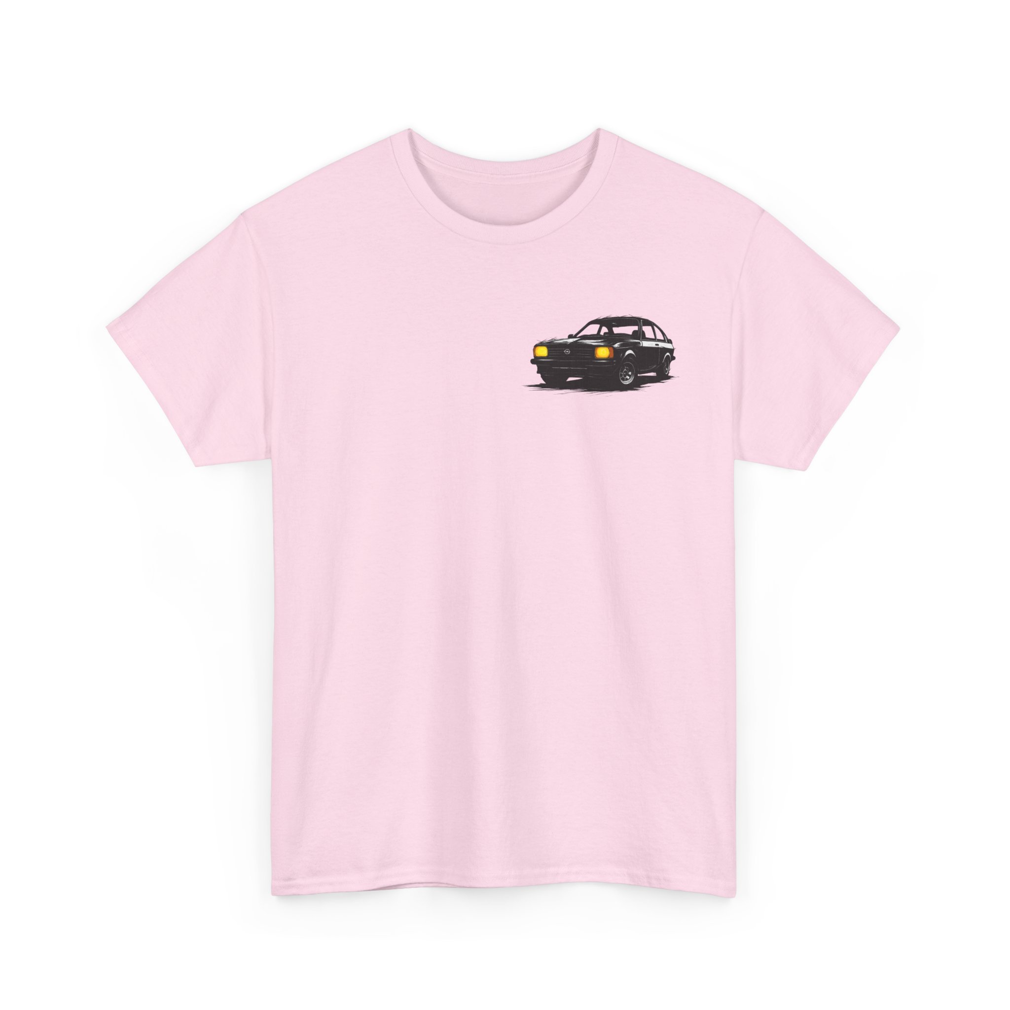 T-Shirt, Opel Kadett C Coupe, Kritzel-Kratzel-Auto, kleiner feiner Druck – Bild 10