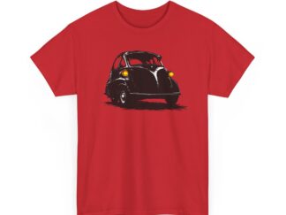 T-Shirt, BMW Isetta, Kritzel-Kratzel-Auto, großer feiner Druck