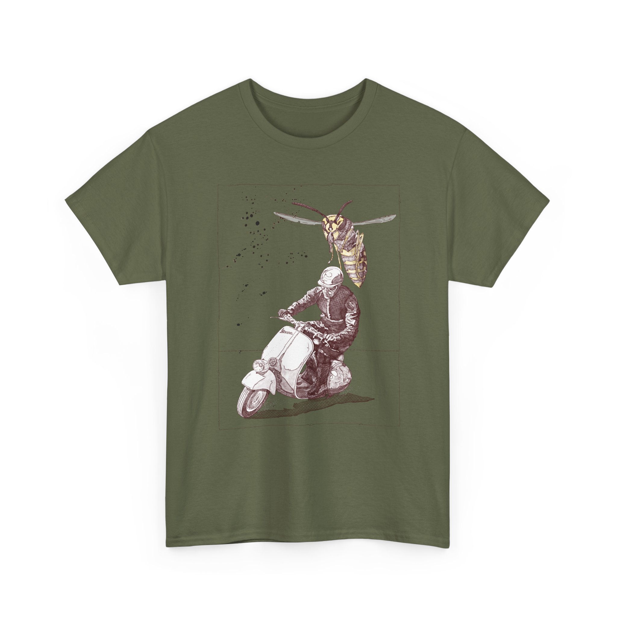 T-Shirt, Vespa Faro Basso, Weiß – Bild 4