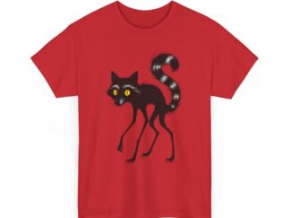 T-Shirt, „Waschi“, Waschbär, Kritzel-Kratzel-Kuschel-Tier, großer feiner Druck