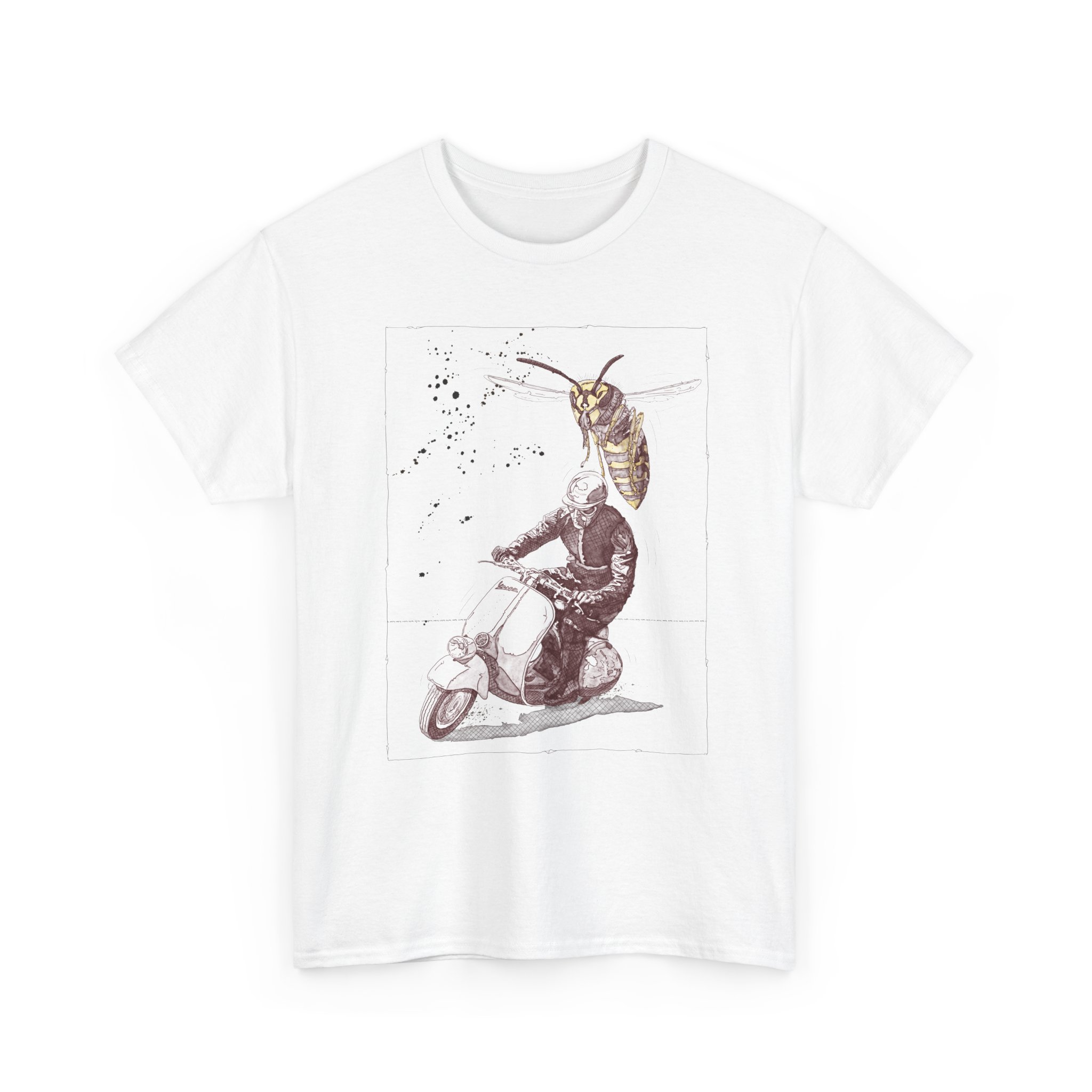 T-Shirt, Vespa Faro Basso, Weiß – Bild 2