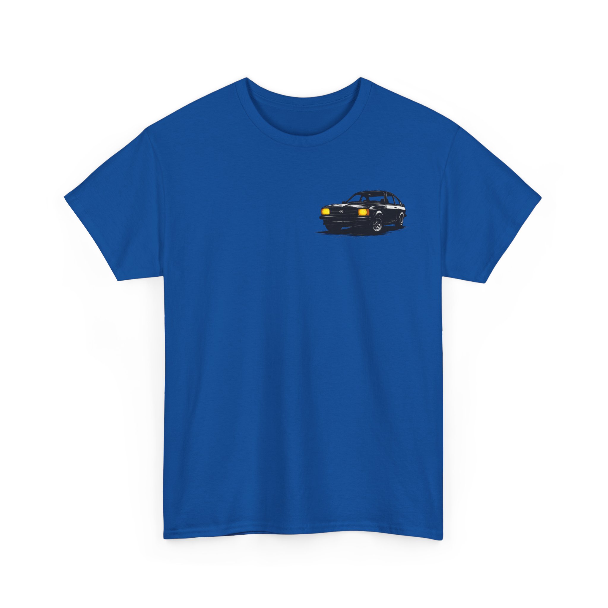 T-Shirt, Opel Kadett C Coupe, Kritzel-Kratzel-Auto, kleiner feiner Druck – Bild 9