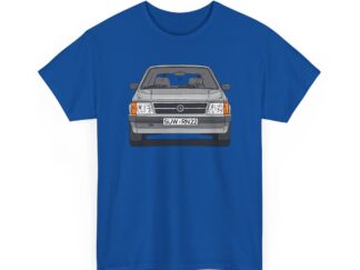 T-Shirt, Opel Kadett D, Strichzeichnung, Silbergrau, SÜW-RN 22