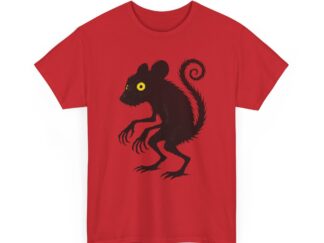 T-Shirt, „Mausi“, Kritzel-Kratzel-Kuschel-Tier, großer feiner Druck