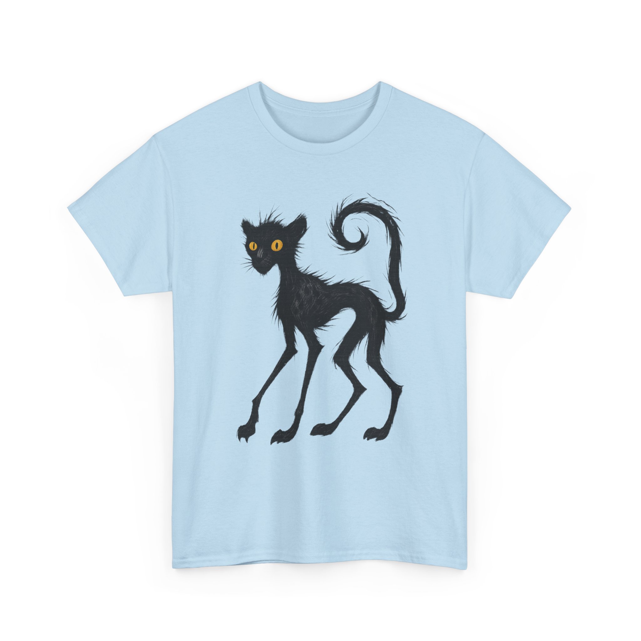 T-Shirt, Gepard, Kritzel-Kratzel-Kuschel-Tier, großer feiner Druck – Bild 7