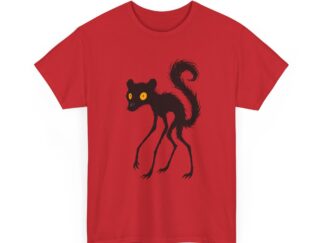 T-Shirt, „Wiesi“, Wiesel, Kritzel-Kratzel-Kuschel-Tier, großer feiner Druck