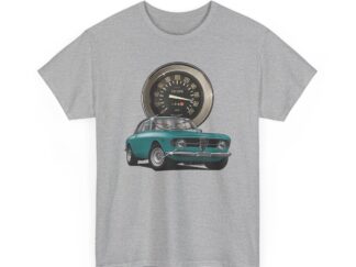 T-Shirt, Alfa Romeo Junior Kantenhaube, Grün, Vmax mit Tacho