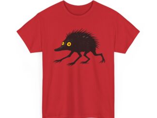 T-Shirt, „Swinegel“, Igel, Kritzel-Kratzel-Kuschel-Tier, großer feiner Druck