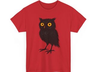 T-Shirt, „Eulchen“, Eule, Kritzel-Kratzel-Kuschel-Tier, großer feiner Druck