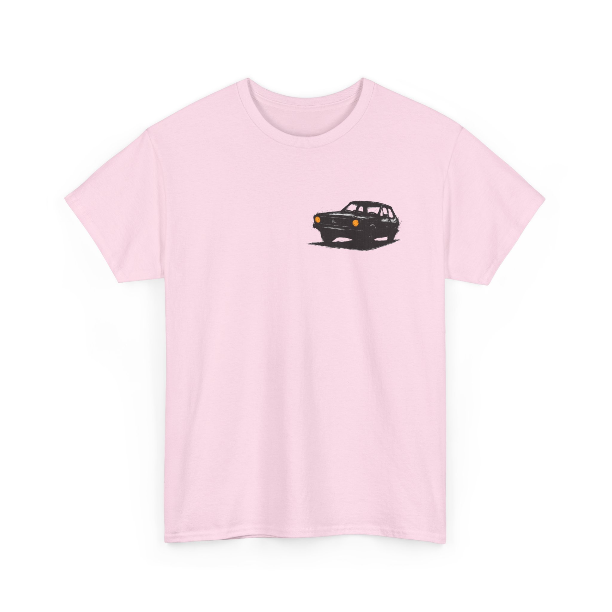 T-Shirt, VW Polo 1, Kritzel-Kratzel-Auto, kleiner feiner Druck – Bild 10