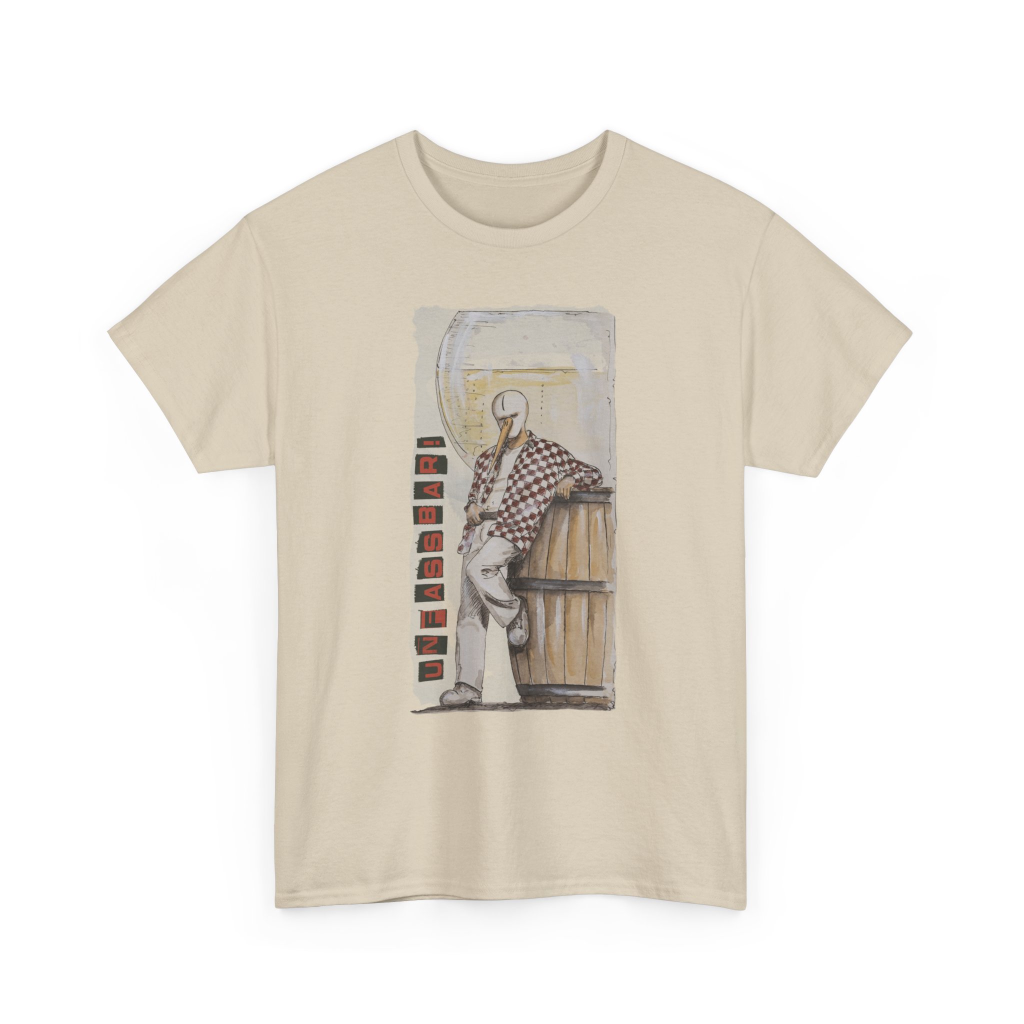 T-Shirt, „UNFASSBAR!“, Weinshirt, Kleine Geweinheiten, großer feiner Druck – Bild 2