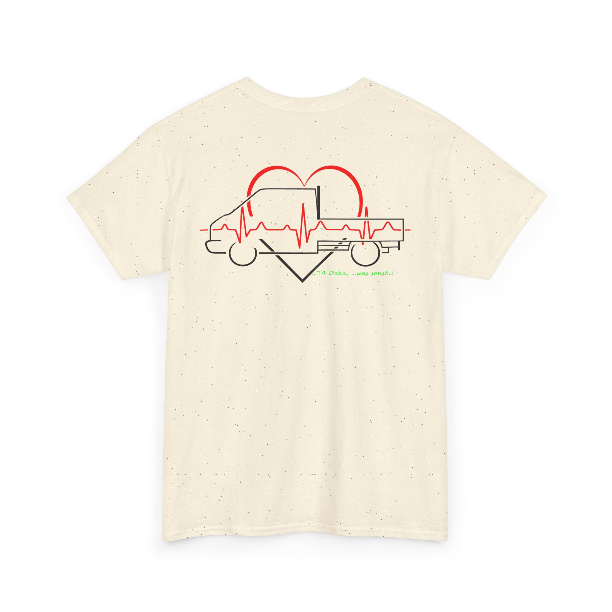 T-Shirt, VW T4, Doka, Strichzeichnung, Silbergrau, Marcus – Bild 10