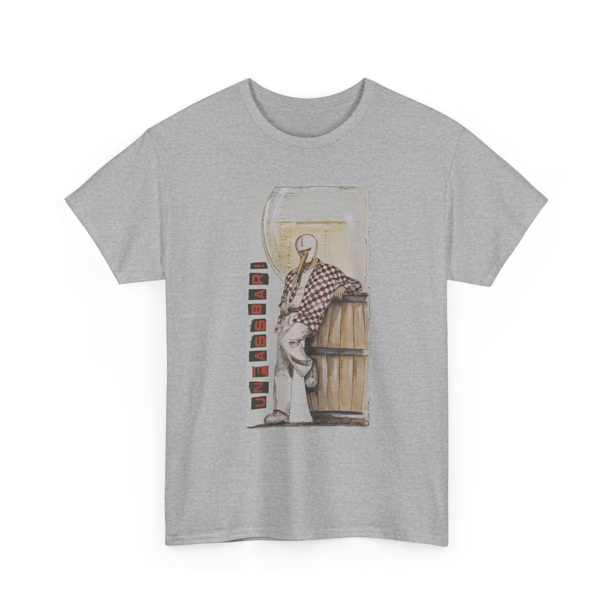 T-Shirt, „UNFASSBAR!“, Weinshirt, Kleine Geweinheiten, großer feiner Druck – Bild 4