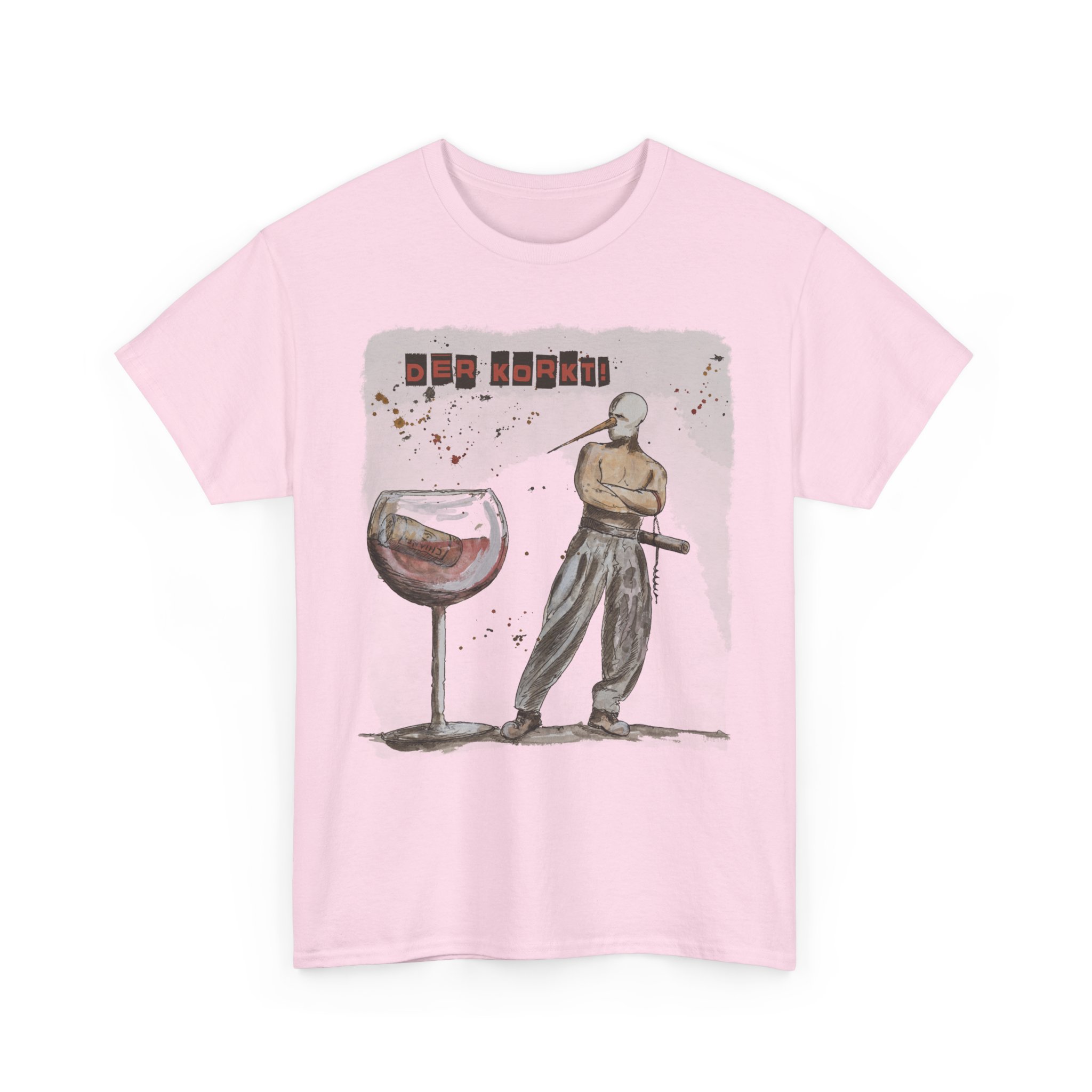 T-Shirt, „DER KORKT!“, Weinshirt, Kleine Geweinheiten, großer feiner Druck – Bild 10