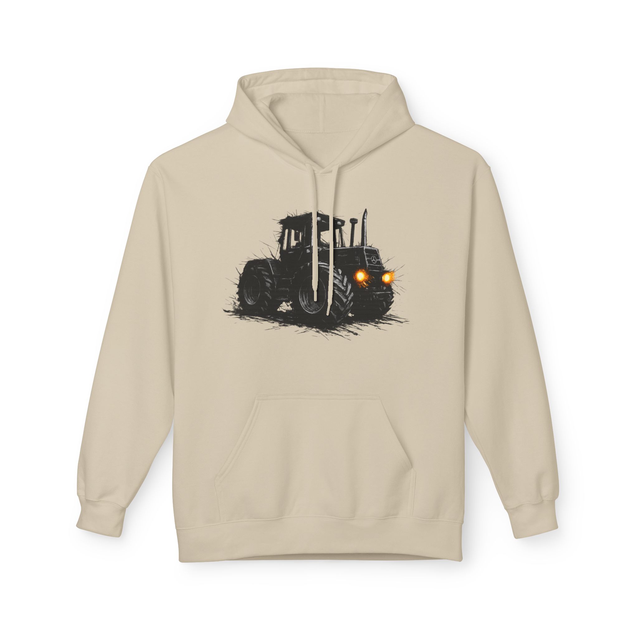 Hoodie, MB Trac, Kritzel-Kratzel-Auto, großer feiner Druck – Bild 6