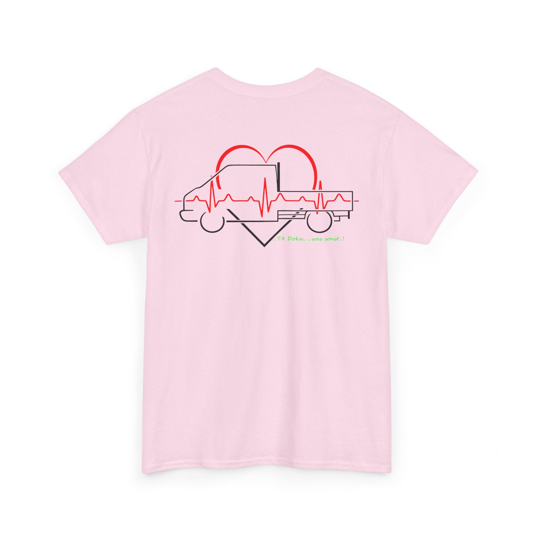 T-Shirt, VW T4, Doka, Strichzeichnung, Silbergrau, Marcus – Bild 8