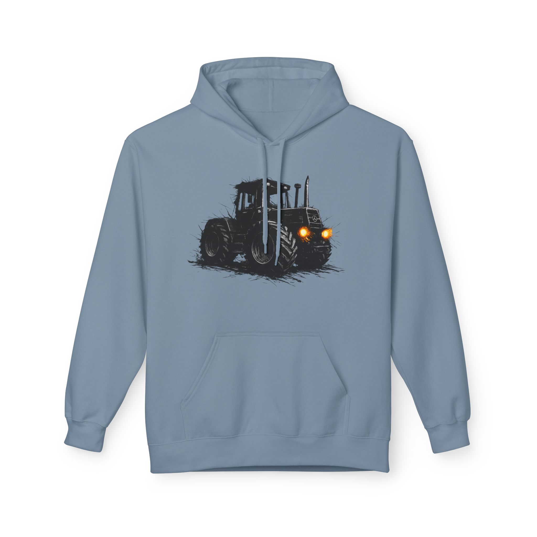 Hoodie, MB Trac, Kritzel-Kratzel-Auto, großer feiner Druck – Bild 3