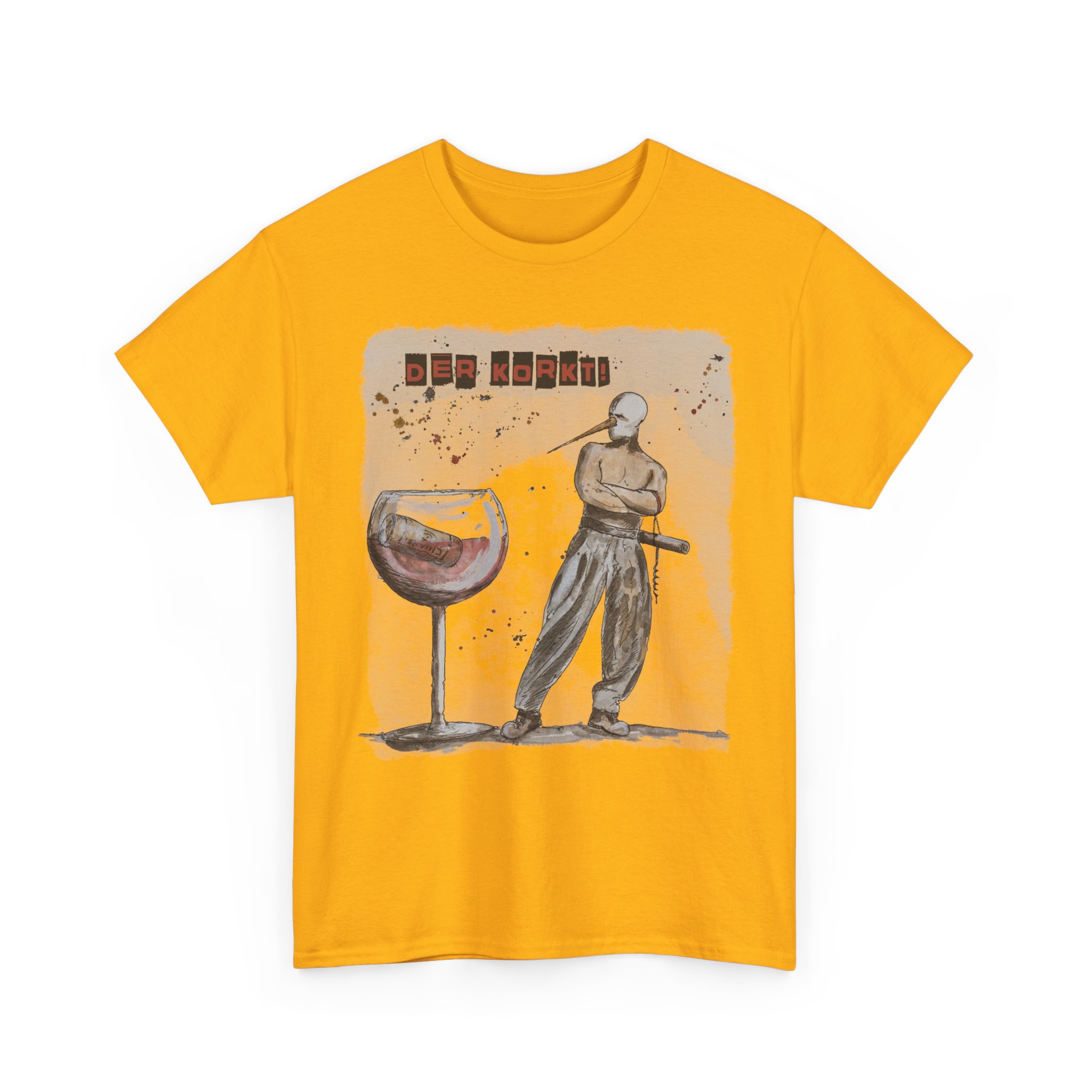 T-Shirt, „DER KORKT!“, Weinshirt, Kleine Geweinheiten, großer feiner Druck – Bild 11