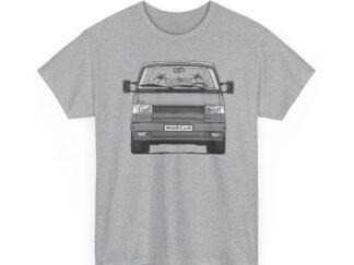 T-Shirt, VW T4, Doka, Strichzeichnung, Silbergrau, Marcus