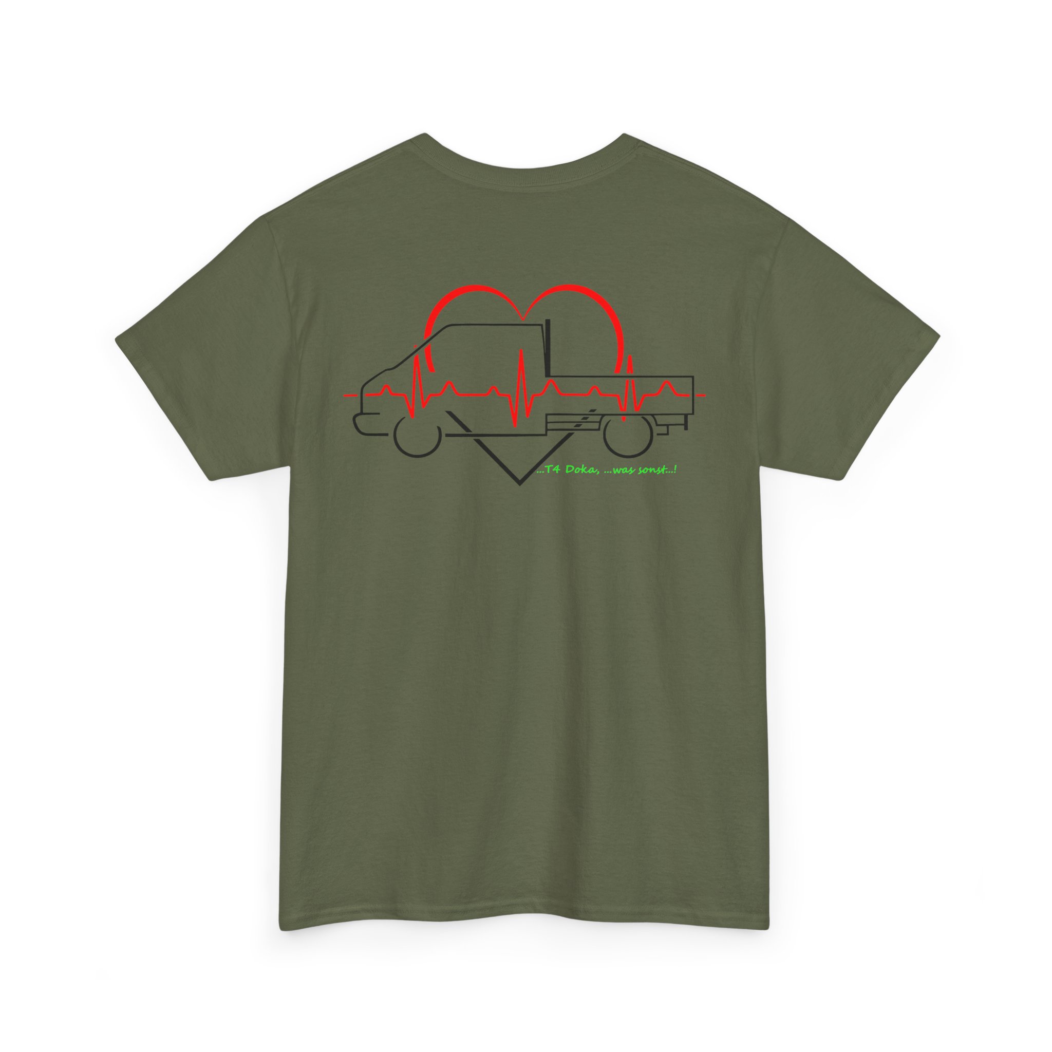 T-Shirt, VW T4, Doka, Strichzeichnung, Silbergrau, Marcus – Bild 22