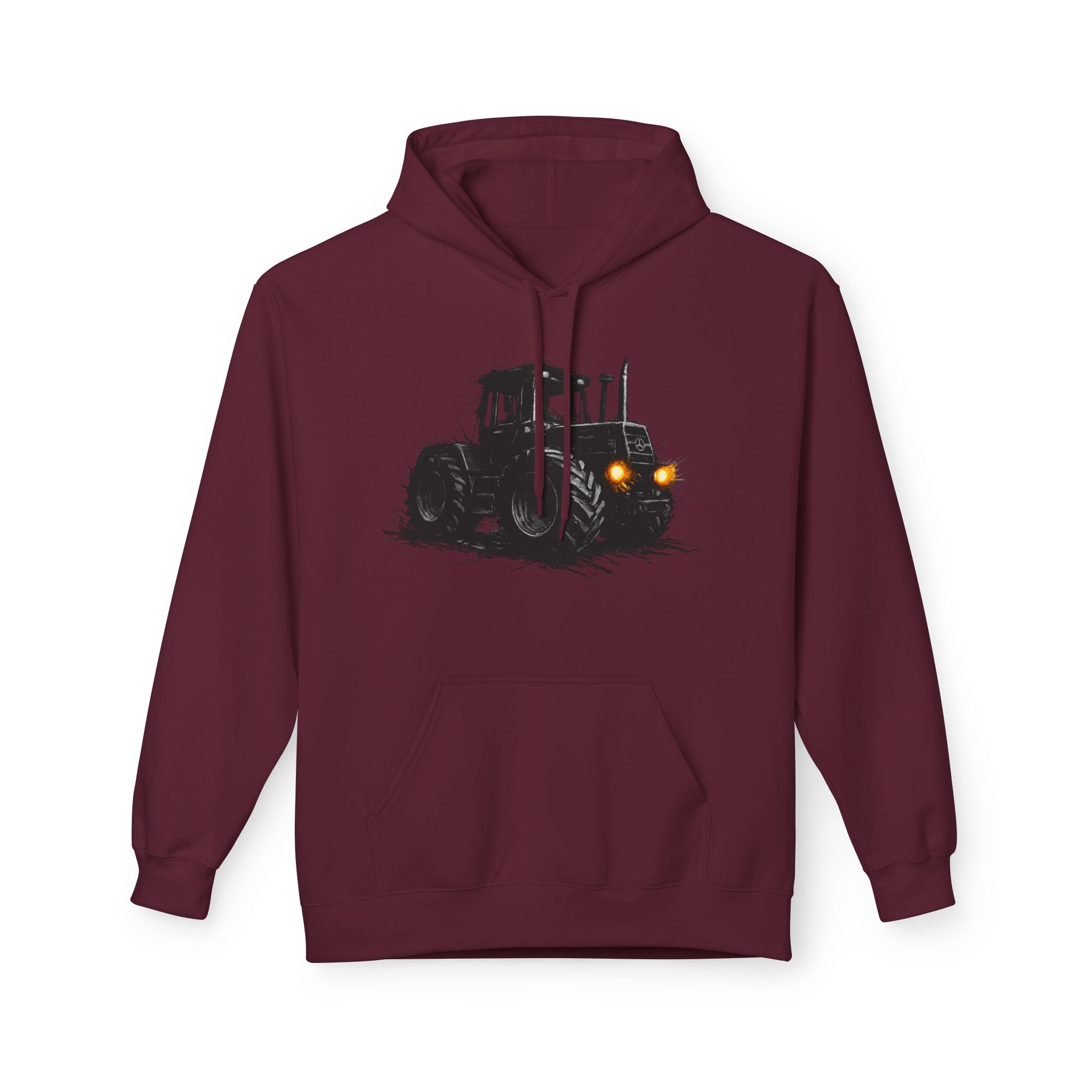 Hoodie, MB Trac, Kritzel-Kratzel-Auto, großer feiner Druck – Bild 10