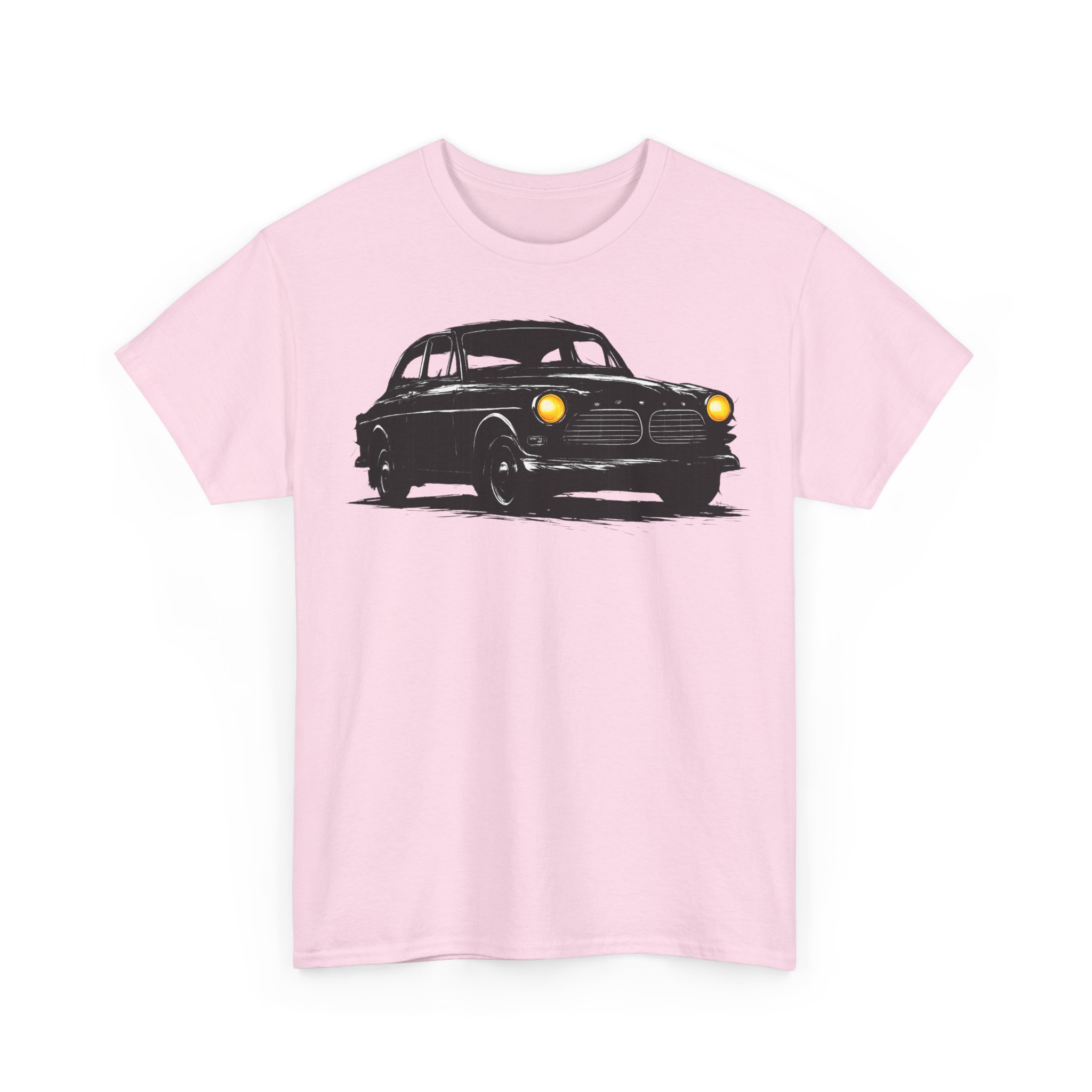 T-Shirt, Volvo Amazon, Kritzel-Kratzel-Auto, großer feiner Druck – Bild 11